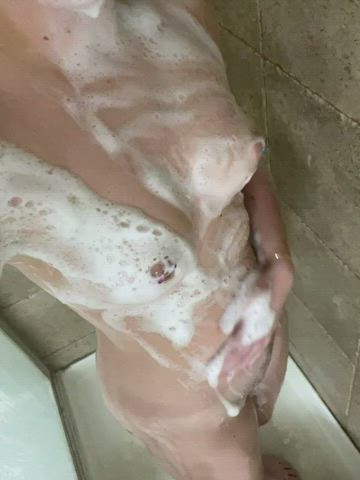 My first time showing off my soapy tits, what do you think? 😉
