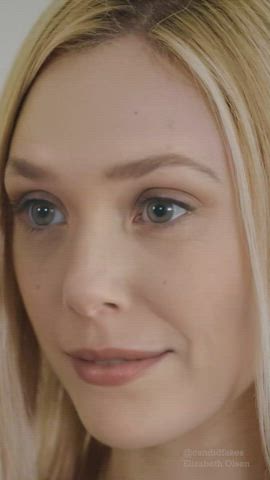 Blowjob Celebrity Elizabeth Olsen Eye Contact Handjob Spit clip