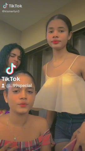 dancing girls tiktok clip