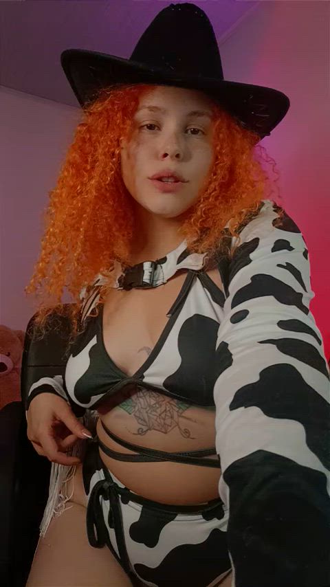 big tits boobs cosplay costume cowgirl latina onlyfans pawg redhead tits amateur-girls