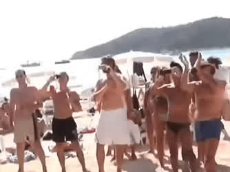 Beach Spanish Topless clip