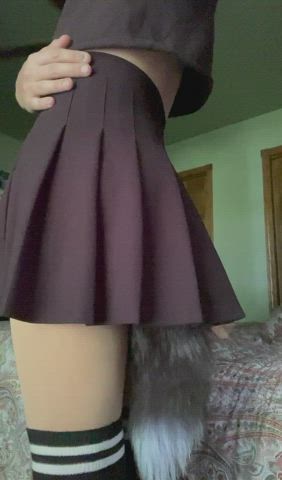 Stupid dumb sad girl in a skirt. Look at my butt. 🤒