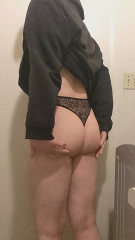 ass big ass booty crossdressing femboy gay jiggling lingerie panties sissy clip