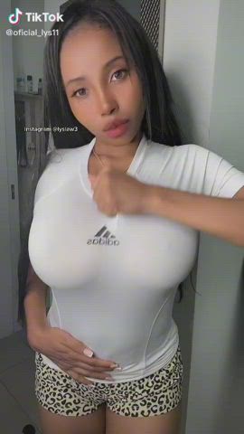 big tits boobs tiktok tits clip