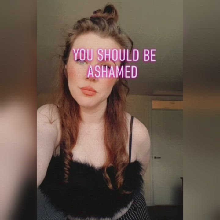 Femdom Goddess Humiliation Redhead Worship clip