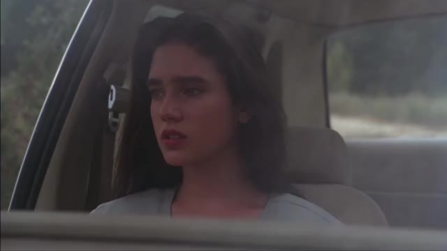 Jennifer Connelly - The Hot Spot (1990) - having pass made at her in car by protagonist
