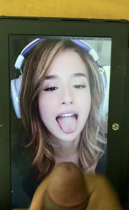 Woke up with some morning wood for Poki and just had to drain my cock for her pretty