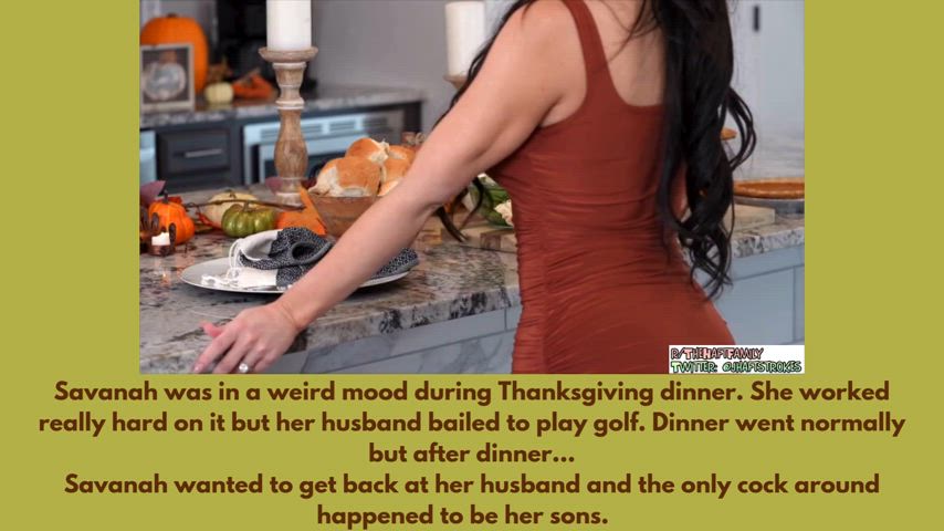 Savanah is not happy her husband ditched Thanksgiving Dinner, she gets revenge on