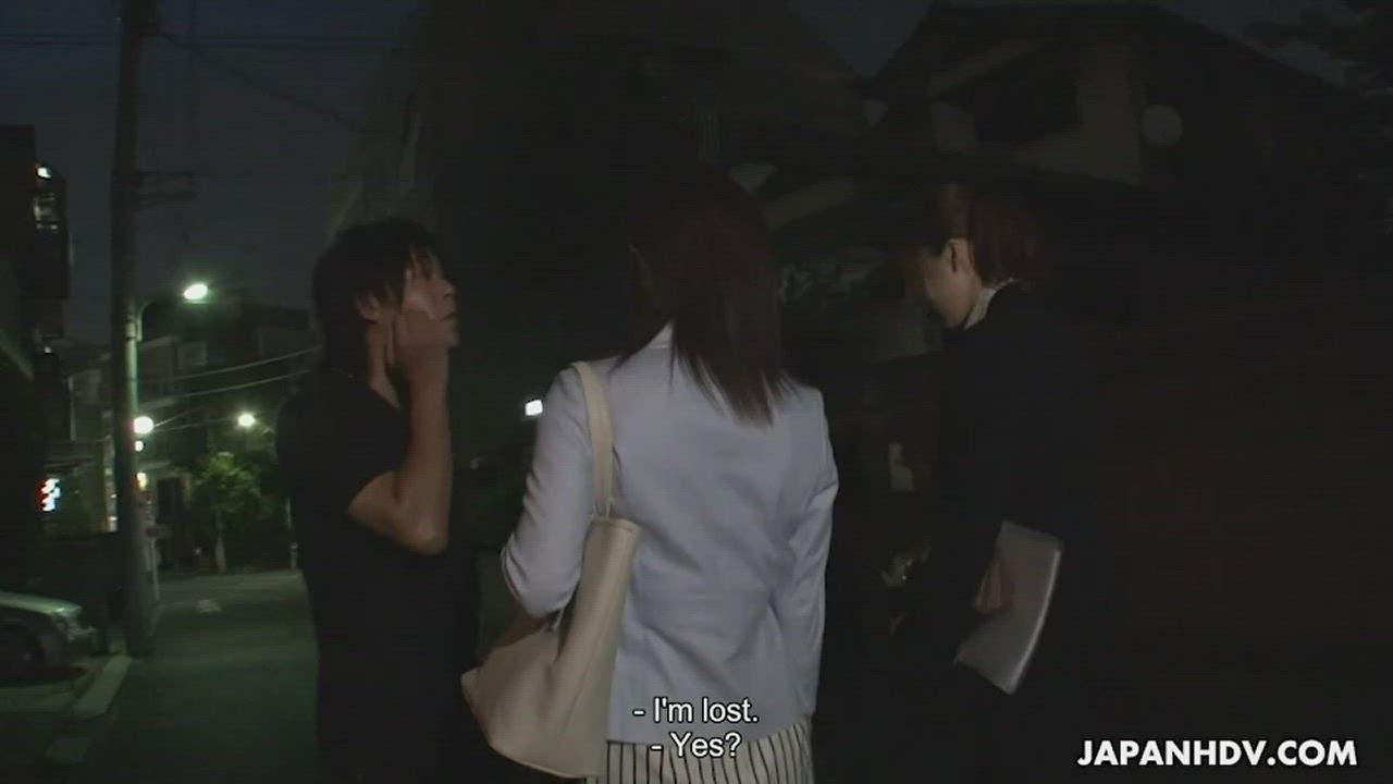 Erena Mizuhara and Kotori Shirayuki engage in an orgy with three men