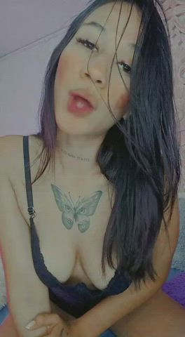 Colombian Latina Lingerie Model Sensual Tattoo Webcam clip