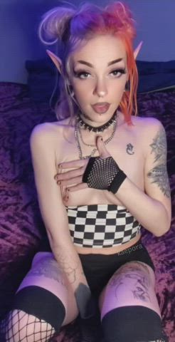 Elf Gamer Girl OnlyFans Petite Small Tits clip