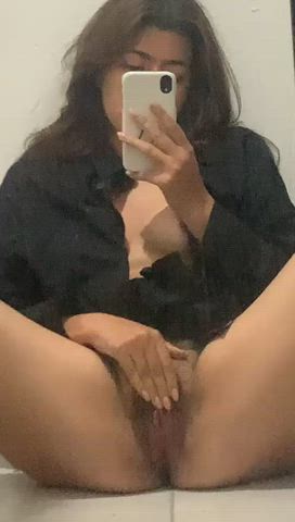 amateur homemade latina masturbating nsfw pussy solo tits clip