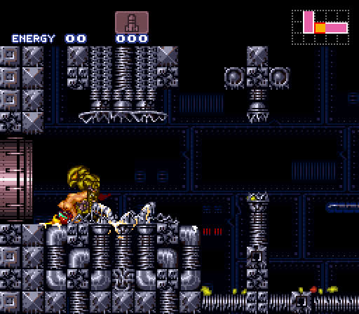Super Metroid - Samus gets defeated and gangbanged
