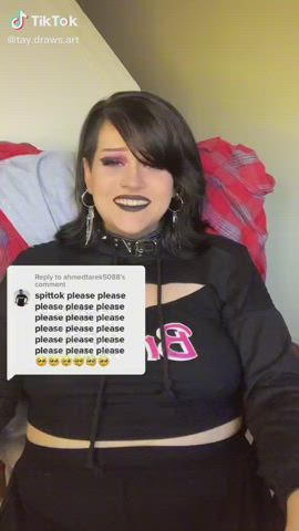 alt bbc bbw cuckold emo goth humiliation laughing tiktok clip