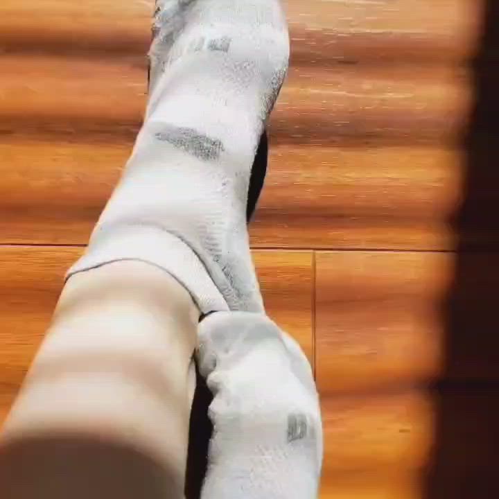 Feet Fetish Petite Socks Tease Teasing Toes Undressing clip