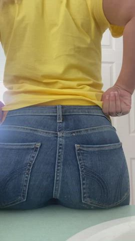 I heard you were wondering what my ass hole looked like under these jeans