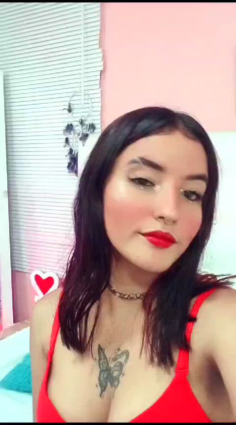 18 years old camsoda camgirl latina lingerie natural petite tattoo teen clip