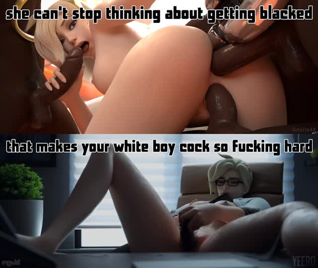 thinking about getting blacked (mercy)