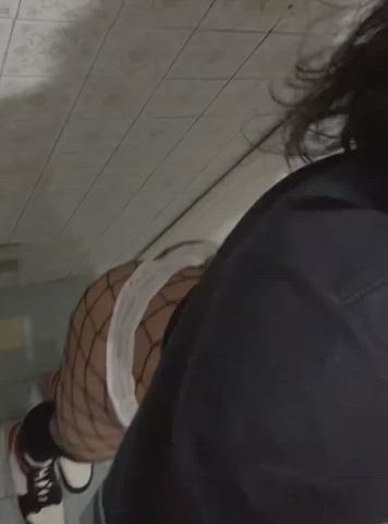 femboy fishnet tease trans clip