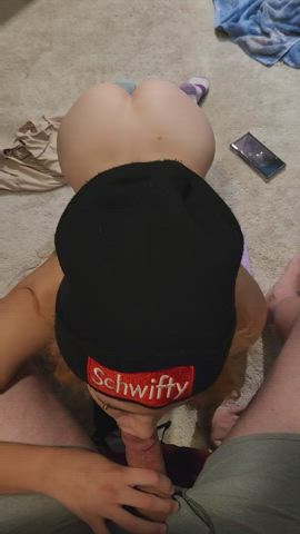 I know somebody else wants to see this little ass wiggle while I'm gagging on your