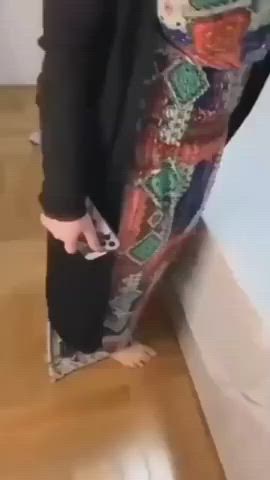 ass big ass hijab milf muslim spanking teasing clip