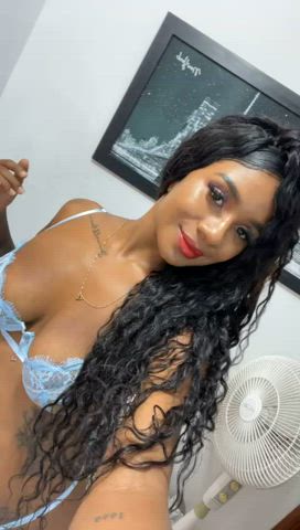 brunette ebony latina clip