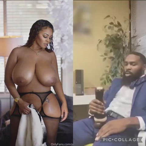 babecock big tits ebony clip