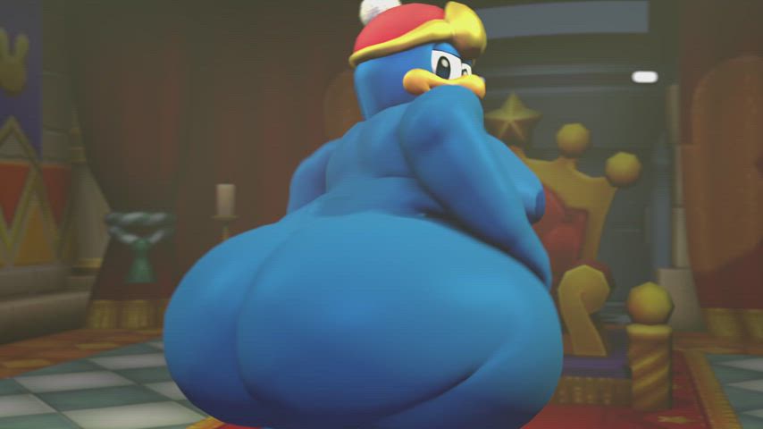 3d big ass chubby furry gay male nsfw sfm tease thick clip