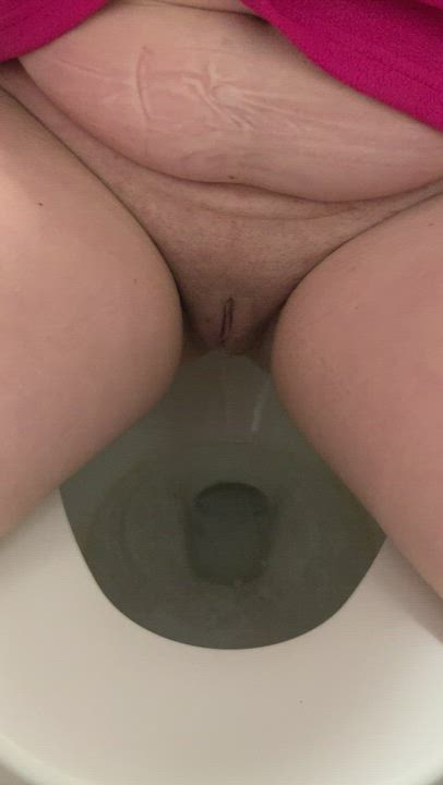 Pee Peeing Toilet clip
