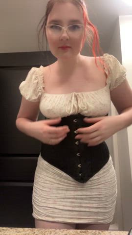 alt boobs corset dress flashing nipple piercing onlyfans small tits tits clip