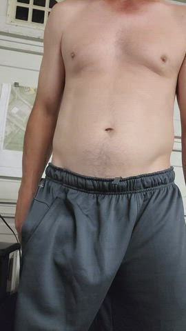 (42) Just a dadbod and some uncut cock