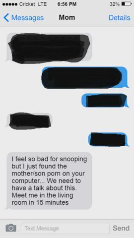 Huge ass mom seduces &amp; fucks son after finding his incest porn stash