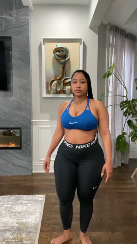 ass big ass ebony fitness thick clip