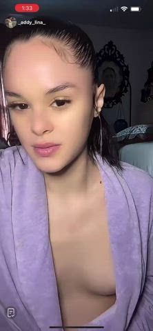 accidental nipslip tiktok clip