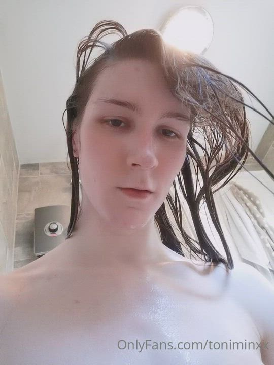 Bathtub Big Dick Cute Erection Trans clip
