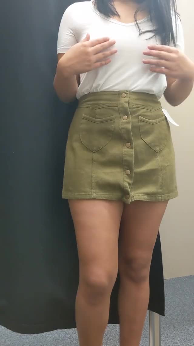 I think this skirt might be too short to wear in public... especially since it can