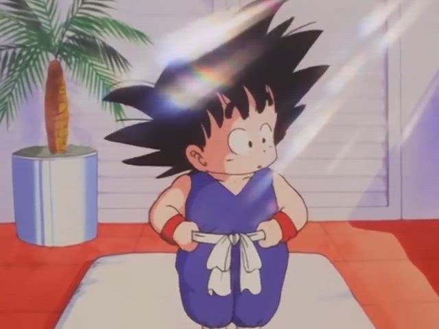 Goku removes Bulma's panties Dragon Ball