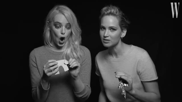 Jennifer Lawrence and Emma Stone Have a Lot in Common | Screen Tests | W Magazine