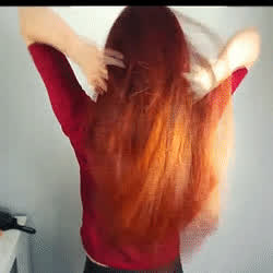 Long Hair Pretty Redhead clip