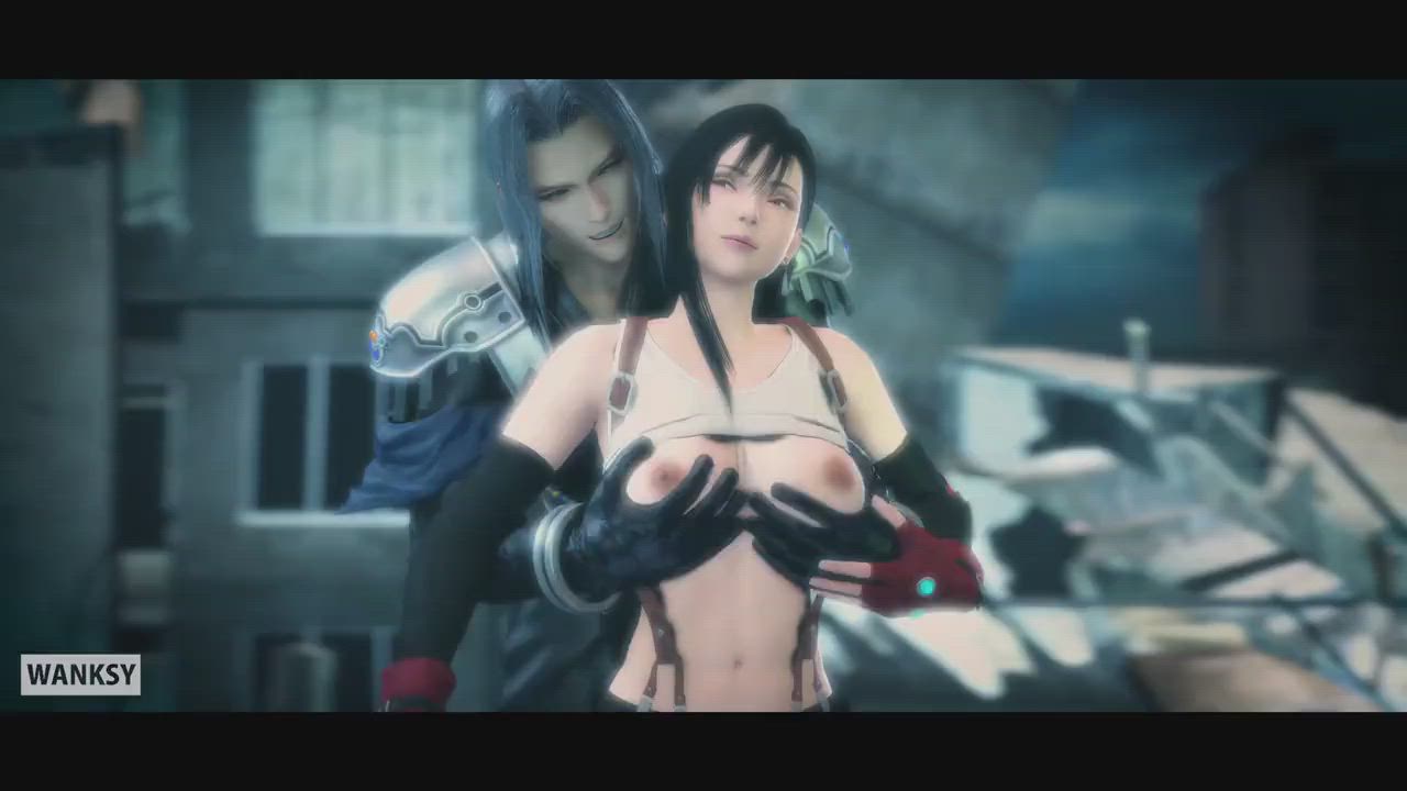 Sephiroth play with Tifa Titties (Sound Update) (Wanksy) [Final Fantasy 7]