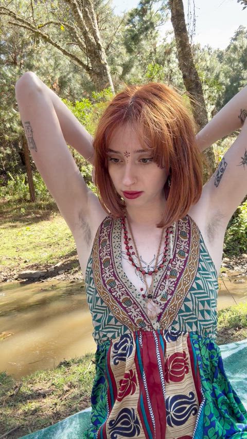 hippie natural tits petite redhead small tits tits tiny-tits clip