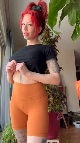 big tits jerryjameson onlyfans redhead stripper strippers tits girls-in-yoga-pants