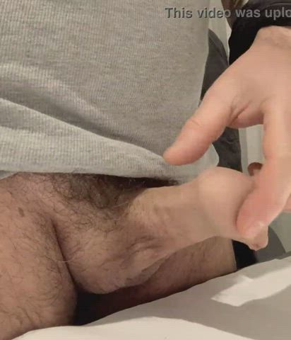 Cock Cum Cumshot Foreskin Male Masturbation Masturbating Penis Pubic Hair Uncut clip