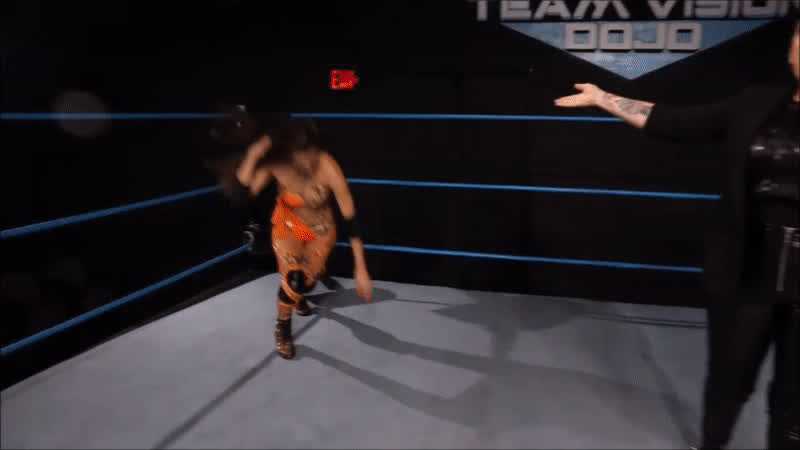 brunette white girl wrestling clip