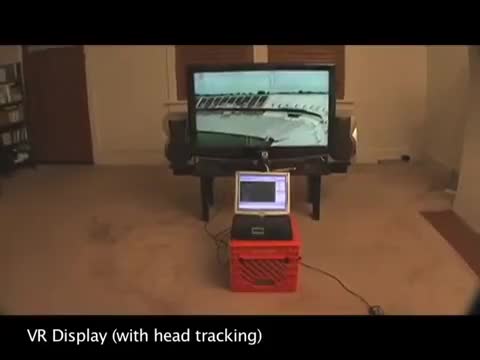Head Tracking for Desktop VR Displays using the WiiRemote