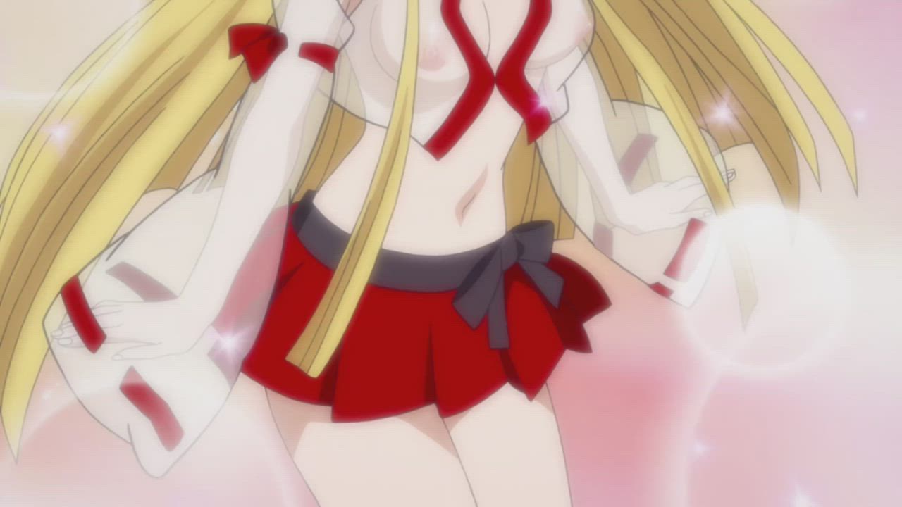 Anime Blonde Ecchi clip