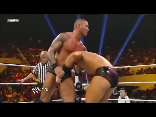 CM Punk Randy Orton vs The Miz  Alberto Del Rio 12    WWE Raw 121211 Slammy Awards