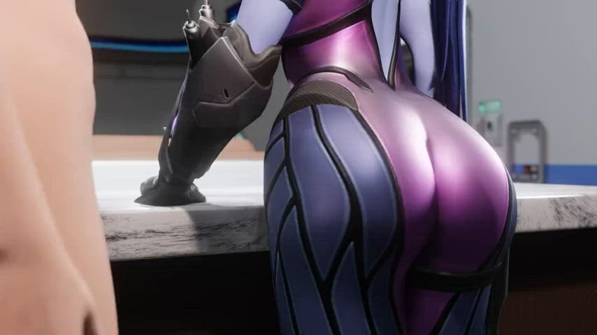 3d animation big ass overwatch rule34 sideboob spanking tights clip