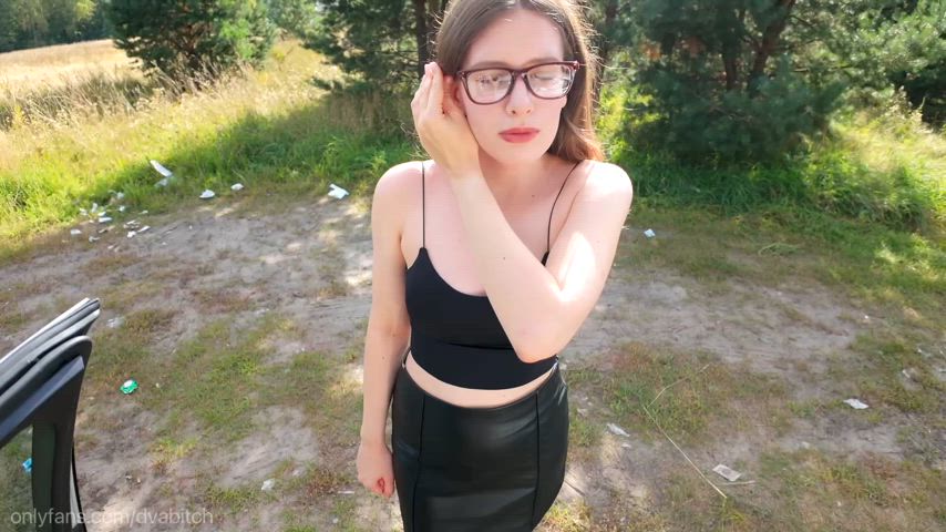 It's a beautiful day to get your dick sucked outdoors