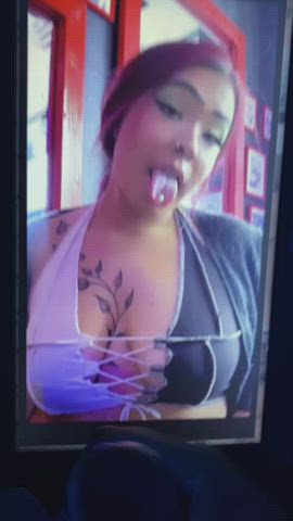 big tits cumshot tribute clip